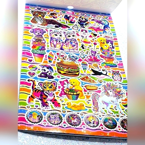 Lisa Frank Rainbow 90s Sticker Booklet - Picture 4 of 9